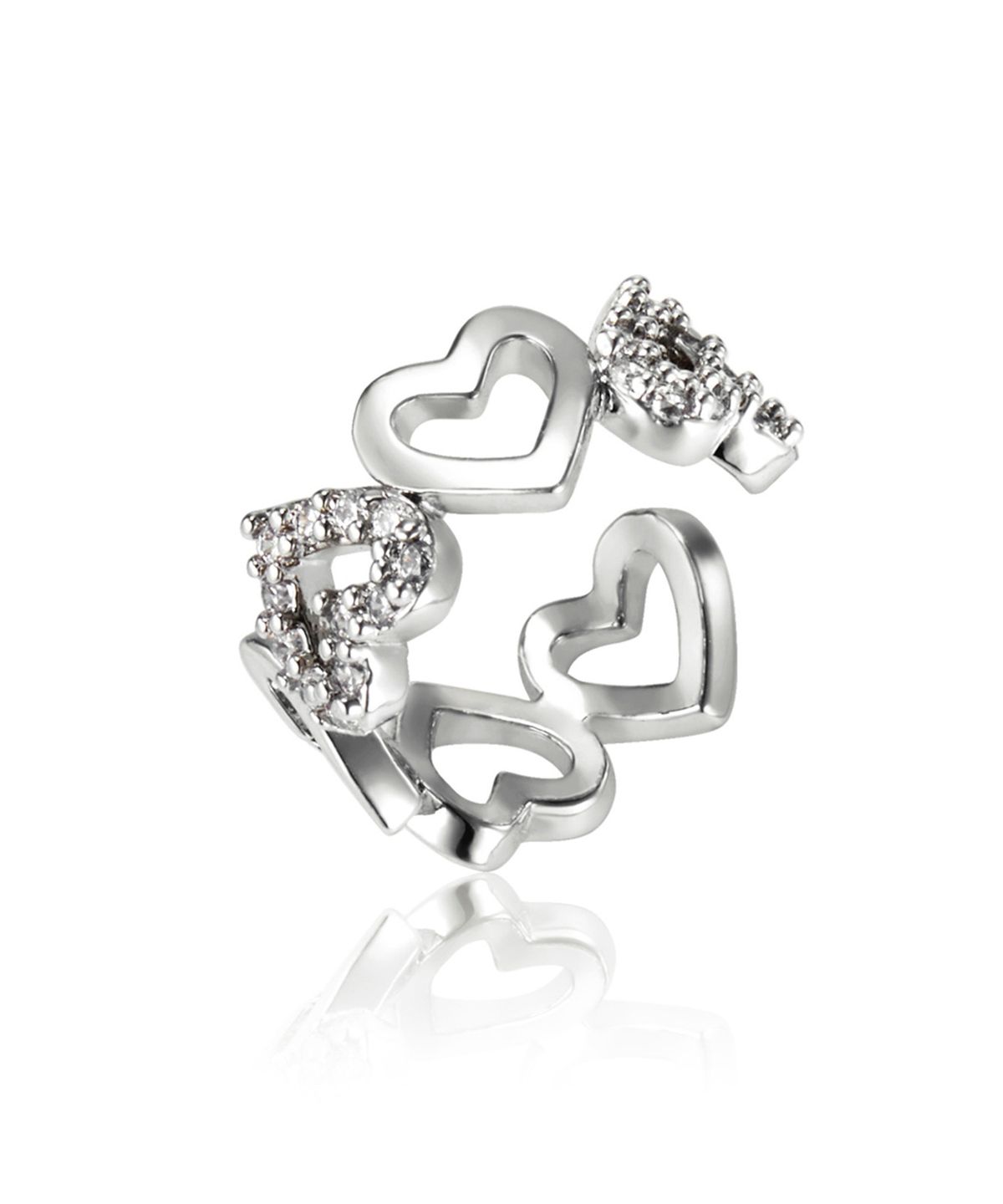 엘르주얼리(ELLEJEWELRY) 엔디어 하트 이어커프 ELBREC004
