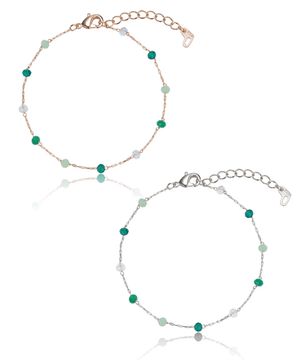 그린 비즈 포인트 팔찌 ELBRBB101