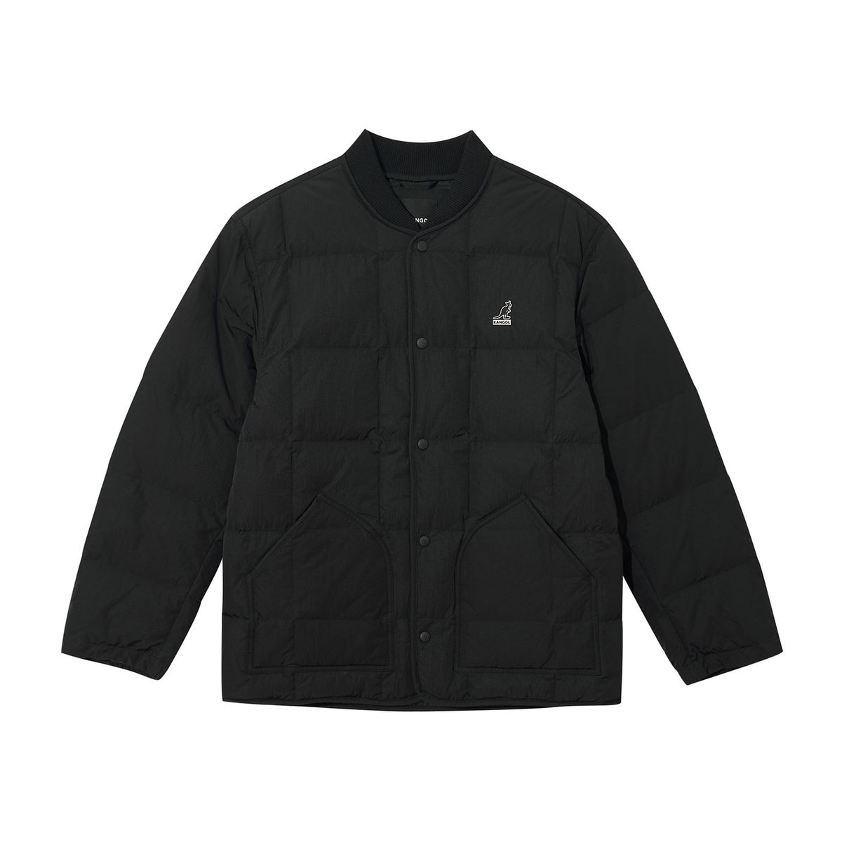 캉골(KANGOL) 스퀘어 큐 다운 라이너 자켓 8173 블랙