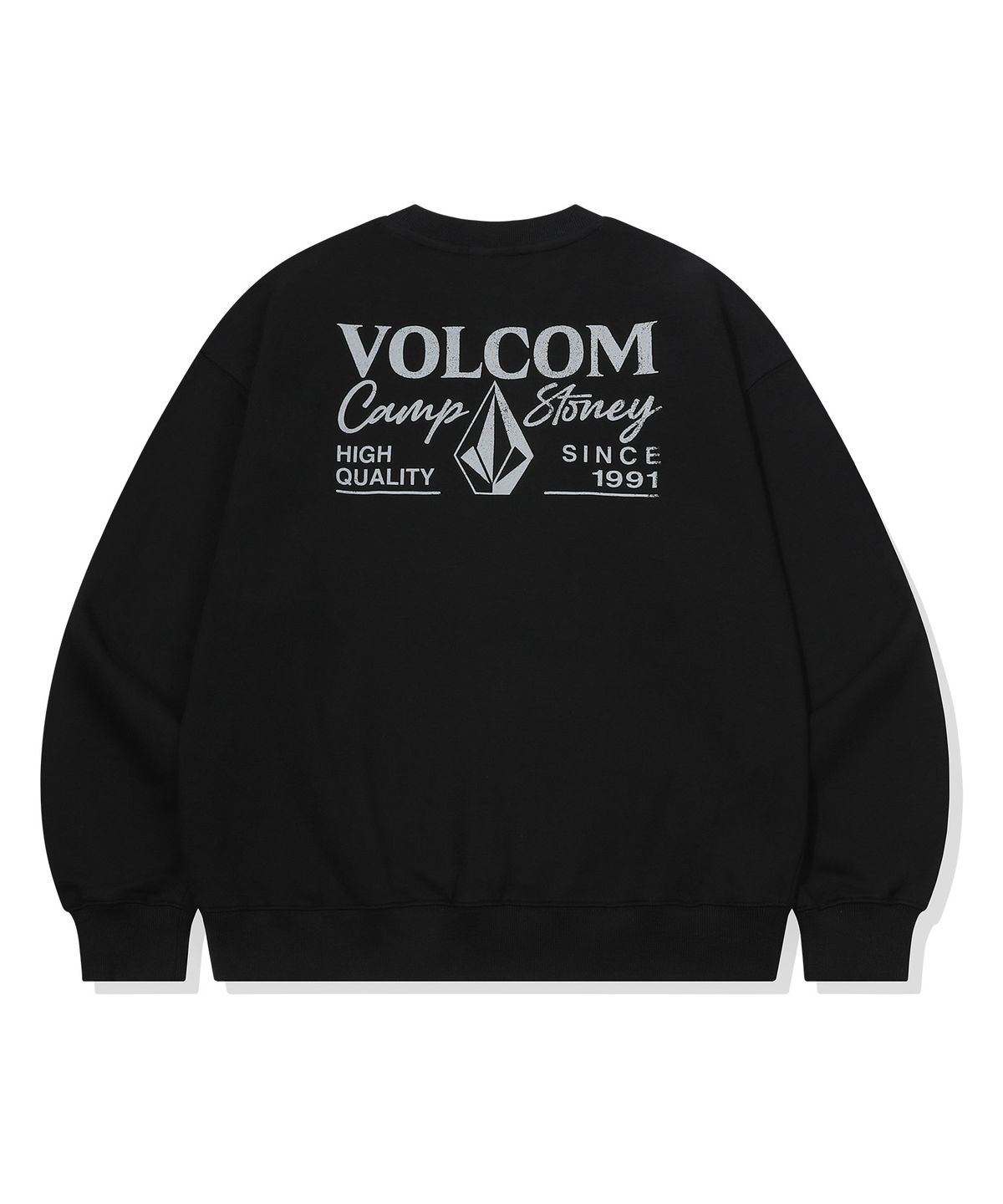볼컴(VOLCOM) 캠프 스토니 맨투맨(블랙)