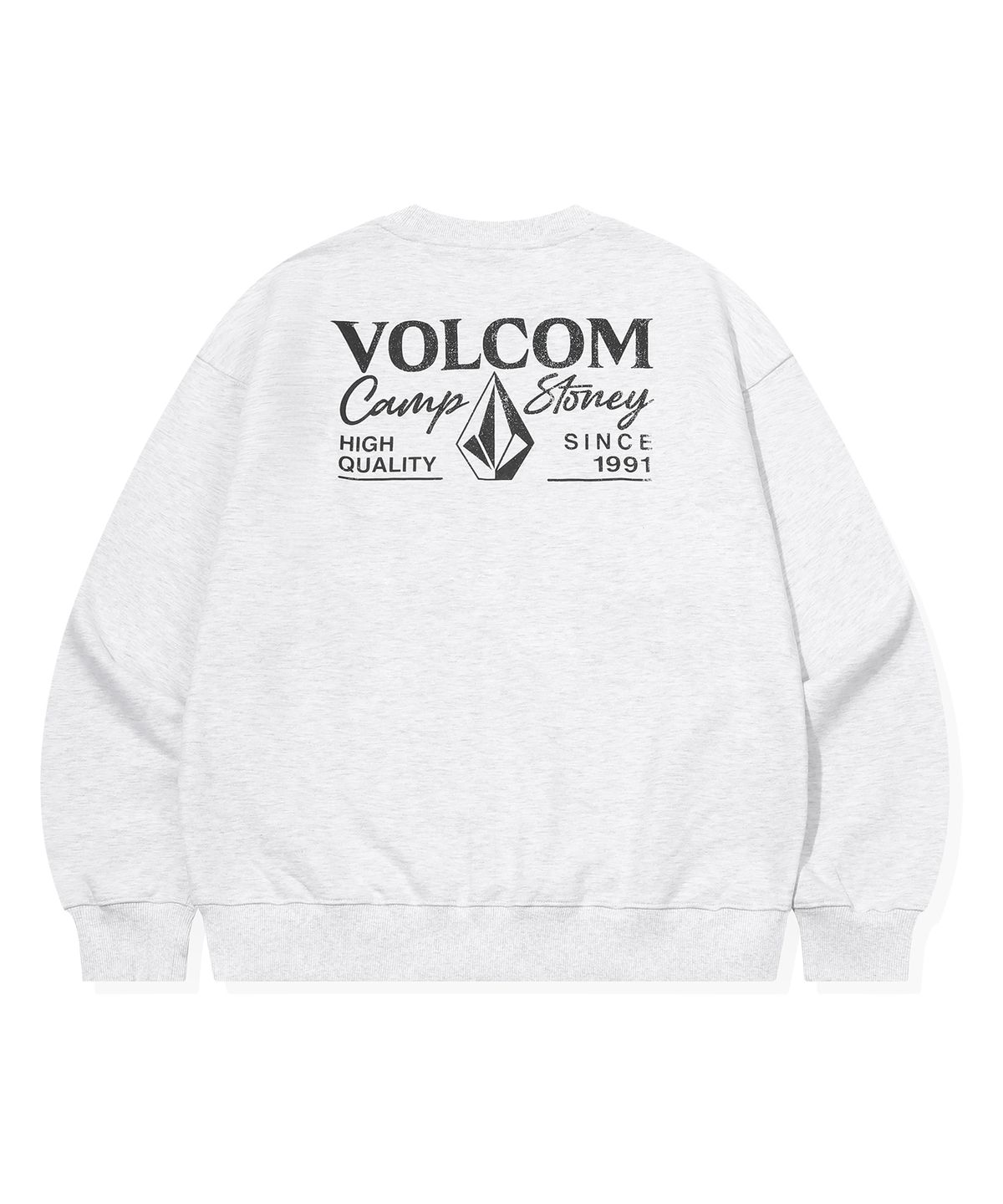 볼컴(VOLCOM) 캠프 스토니 맨투맨(아이스 그레이)