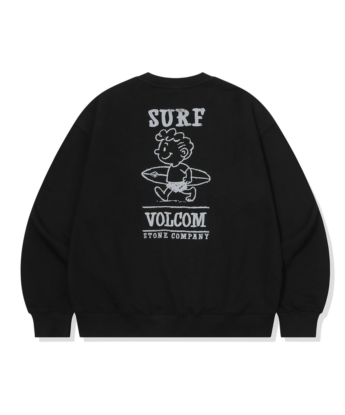 볼컴(VOLCOM) 서프 버디 맨투맨(블랙)