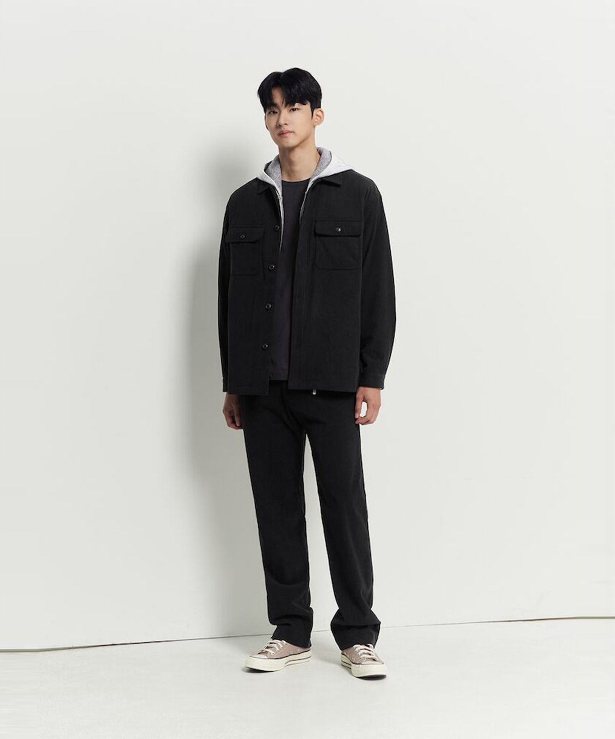 빈폴 멘(BEANPOLE MEN) 츄잉 코듀로이 컴포트핏 팬츠  블랙