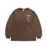WORLD TOUR LONG SLEEVE (WASHED)_WASHED BROWN
