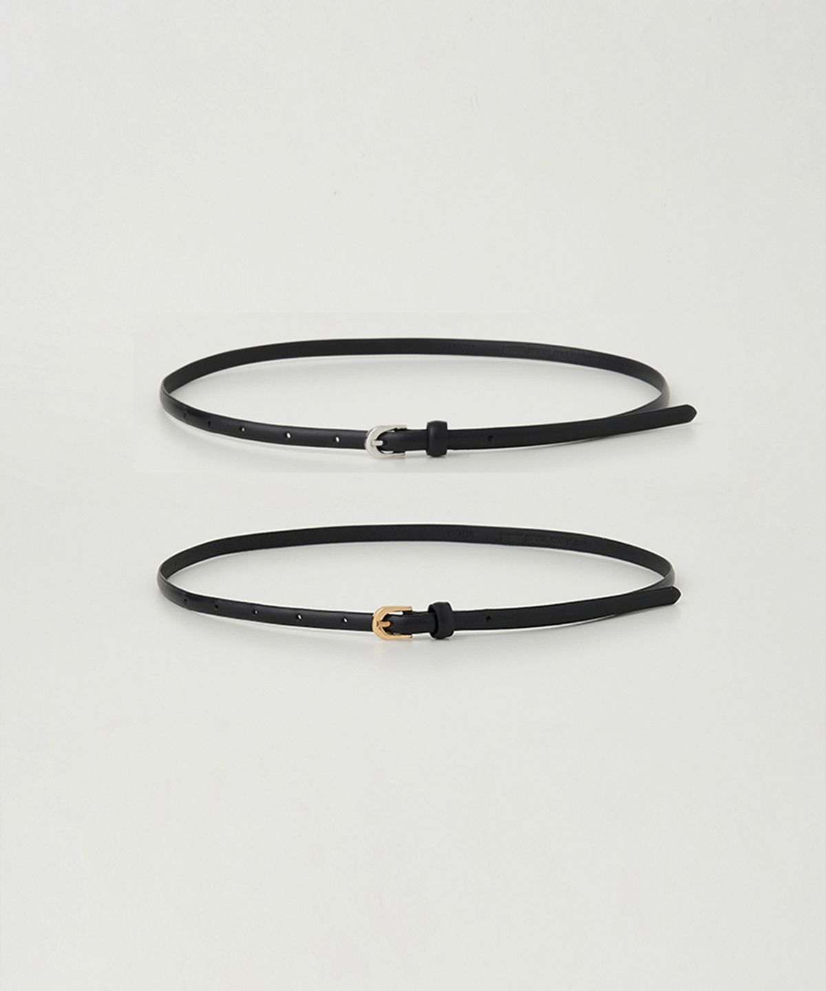 노티아(NOTIA) 10MM CLASSIC ITALIAN LEATHER BELT - 2COLORS