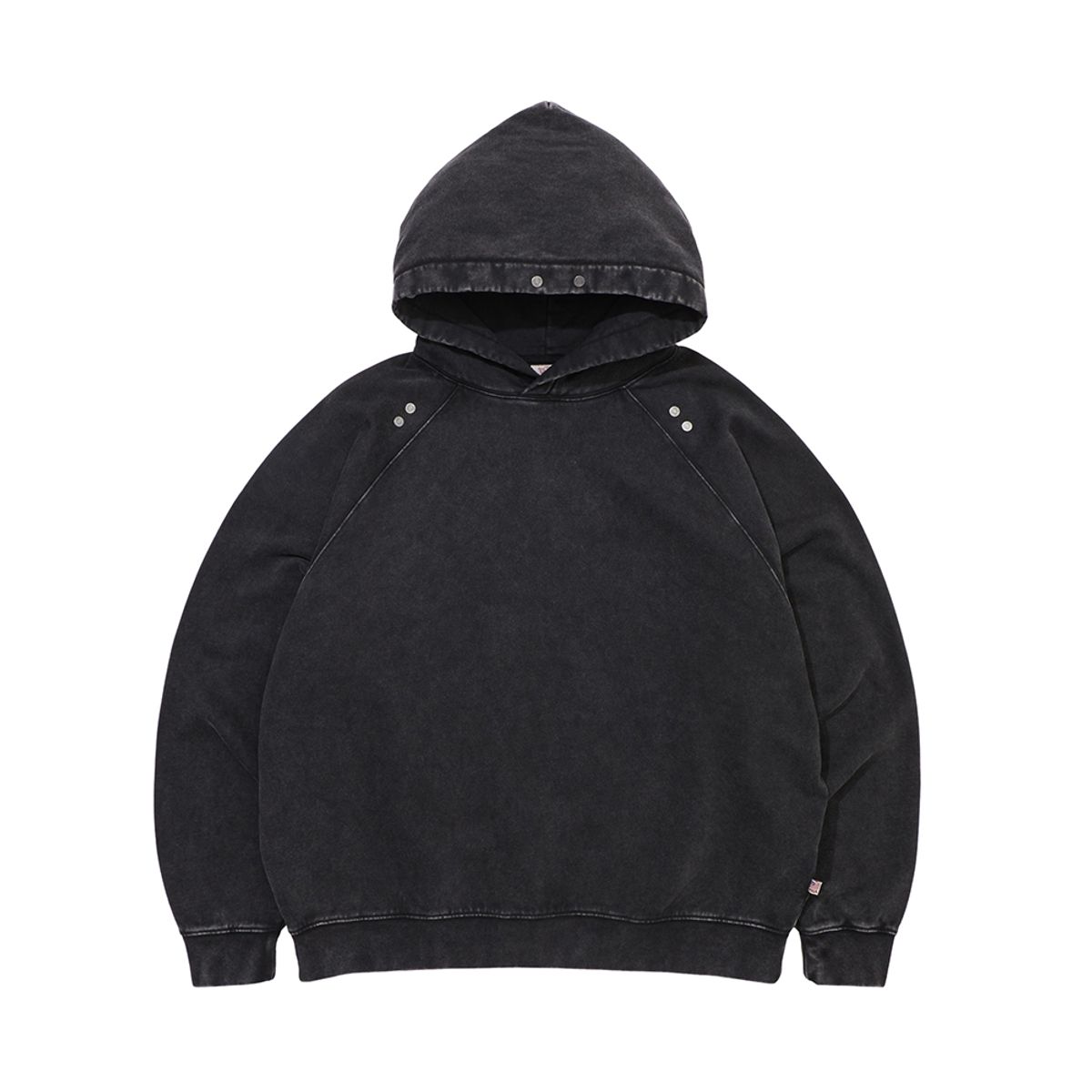 트루릴리젼(TRUERELIGION) UNKNOWN FORCE WASHED HOODY_WASHED BLACK