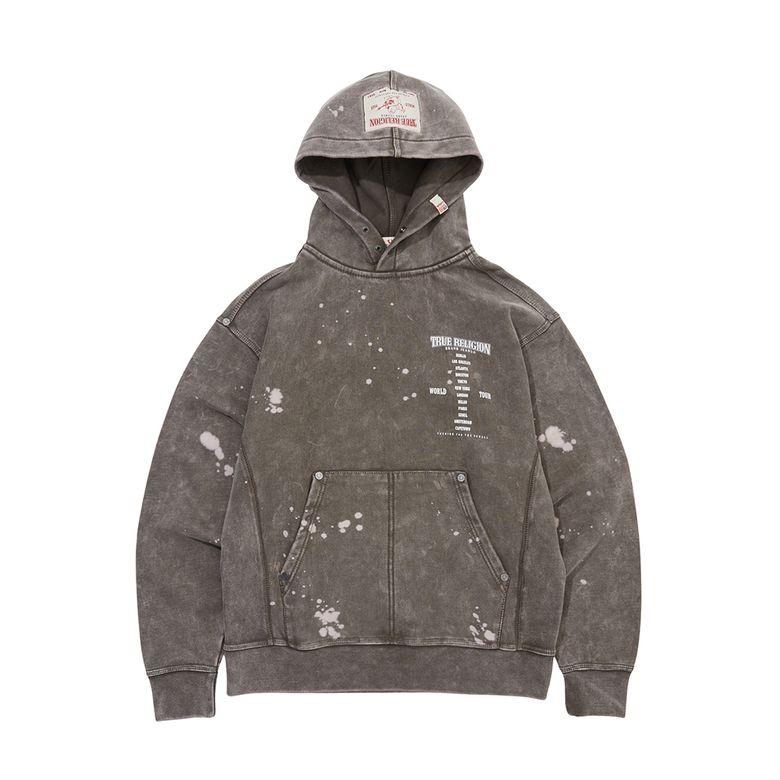 WORLD TOUR WASHED HOODY_KHAKI