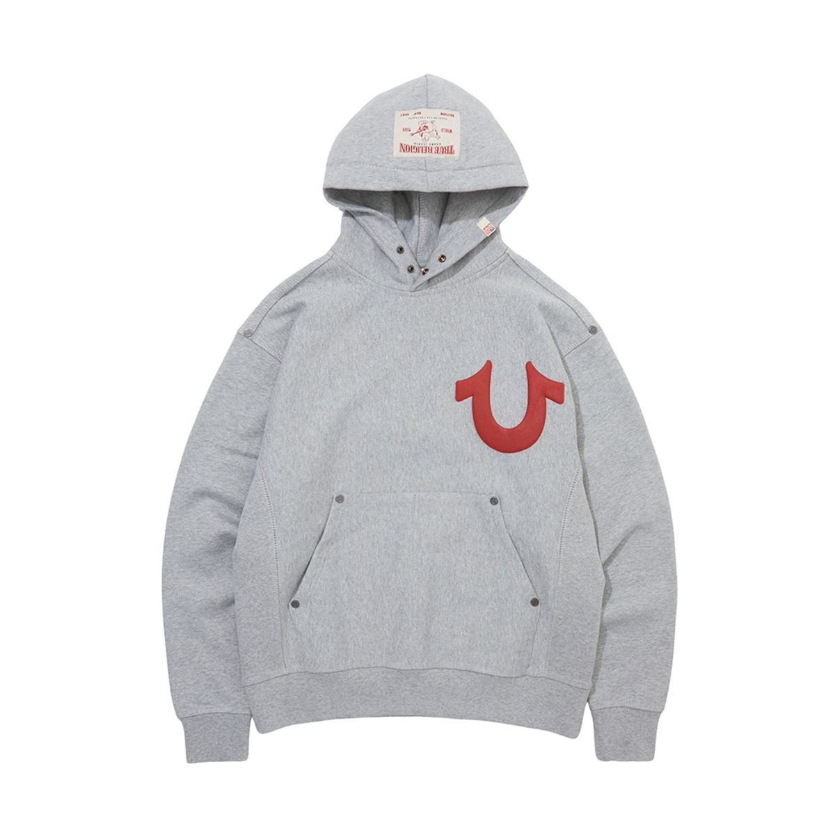 트루릴리젼(TRUERELIGION) BIG HORSE SHOE HOODY_GREY