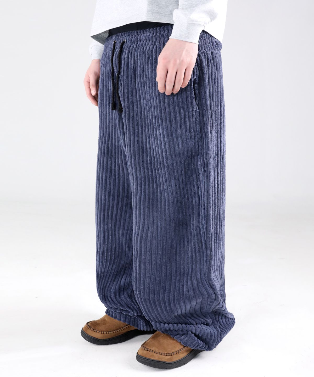 글랙(GLACK) GP152 빅 코듀로이 이지 팬츠 (NAVY)