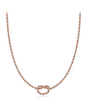 루프 꼬임 포인트 목걸이 ELBRNN242