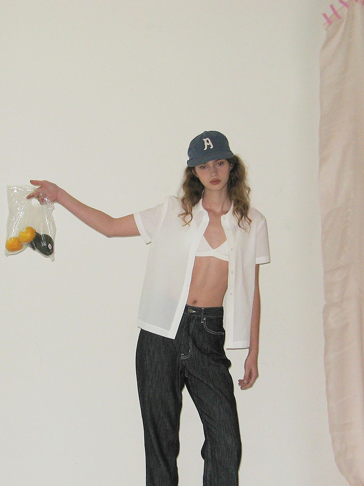 어패럴아카이브(APPAREL ARCHIVE) Been seersucker half shirt - Ivory