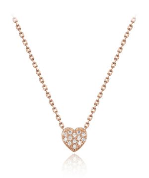 미니 하트 지르코니아 목걸이 ELBRNN237