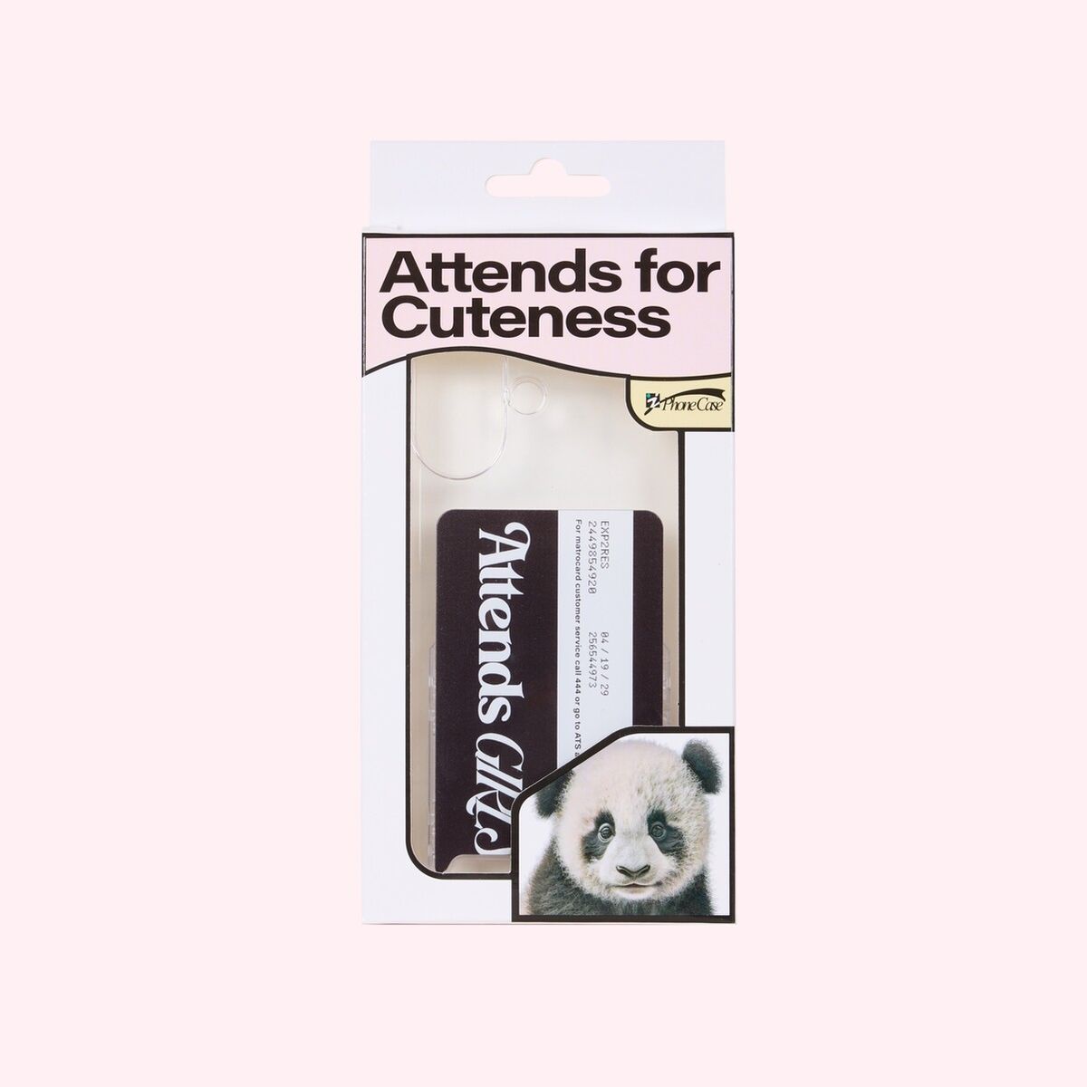 어텐즈(ATTENDS) Attends girls membership card case (Black)