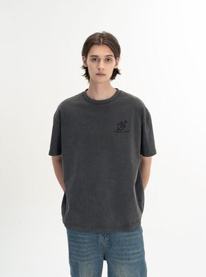 피그먼트  에로스 티셔츠 (검정)