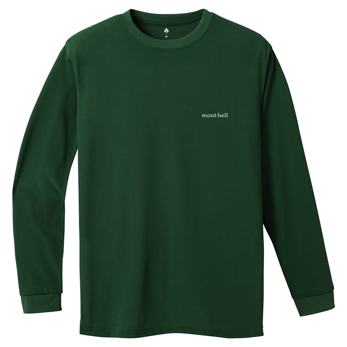 몽벨(MONTBELL) 위크론 롱 슬리브 티 남 2 DARK GREEN JBWISMRL254