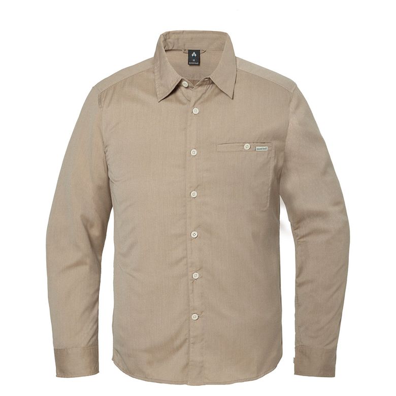 위크론 라이트 싱글포켓 L/S 셔츠 남 BEIGE JBWISMTS233