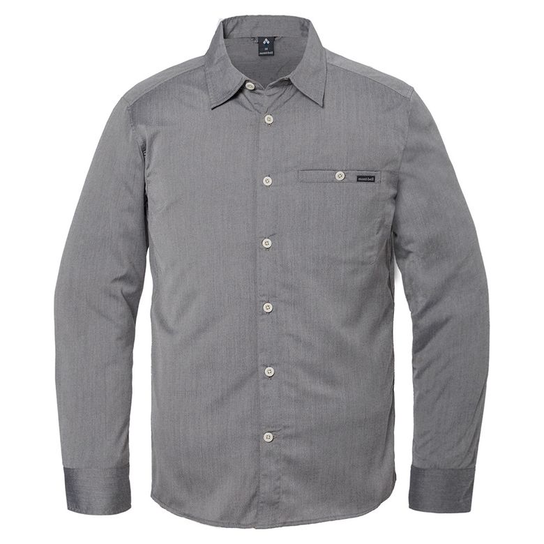위크론 라이트 싱글포켓 L/S 셔츠 남 DARK GRAY JBWISMTS232