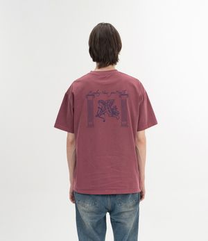 피그먼트  에로스 티셔츠 (버건디)