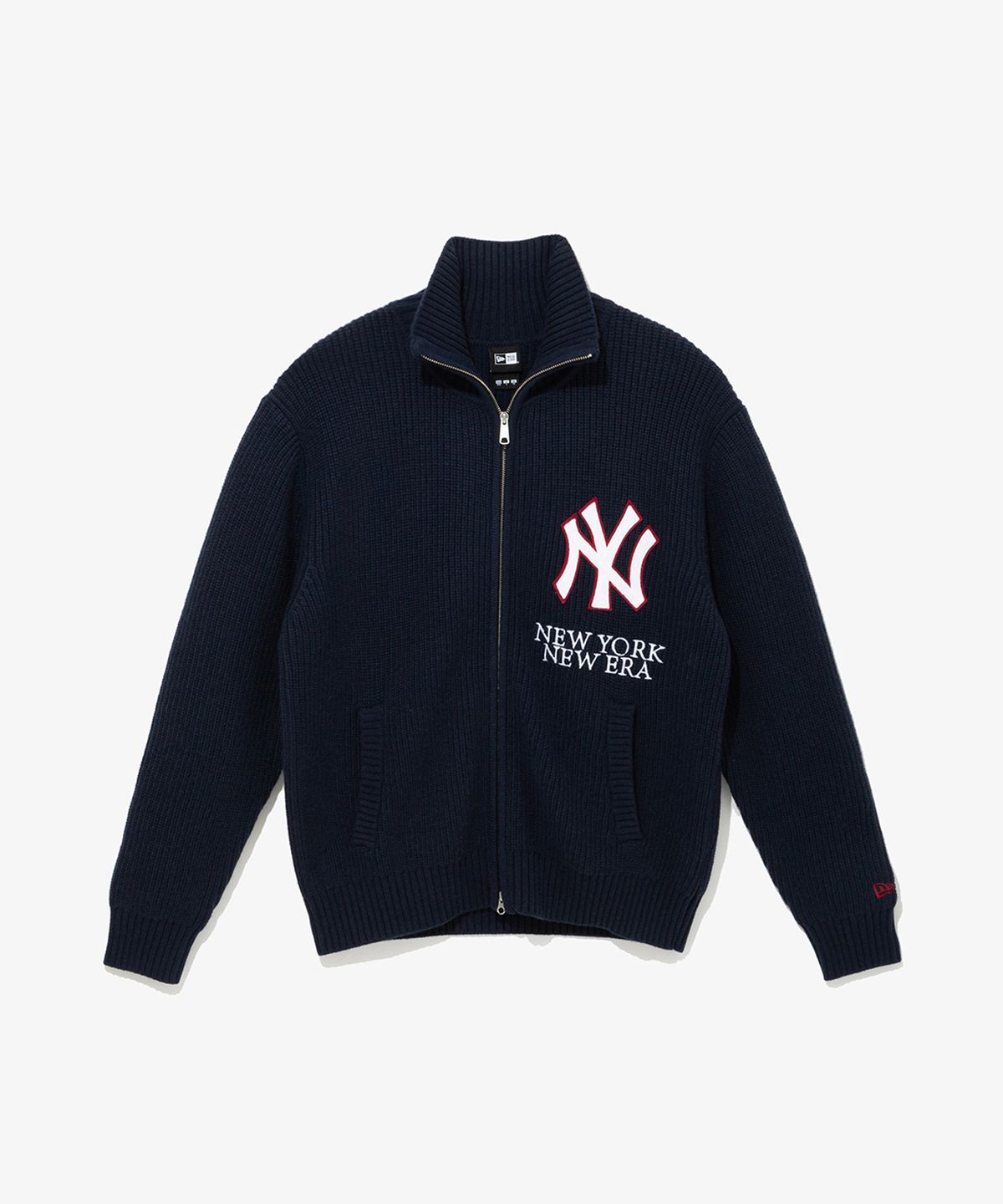 뉴에라(NEW ERA) MLB 뉴욕 양키스 가디건 다크 네이비
