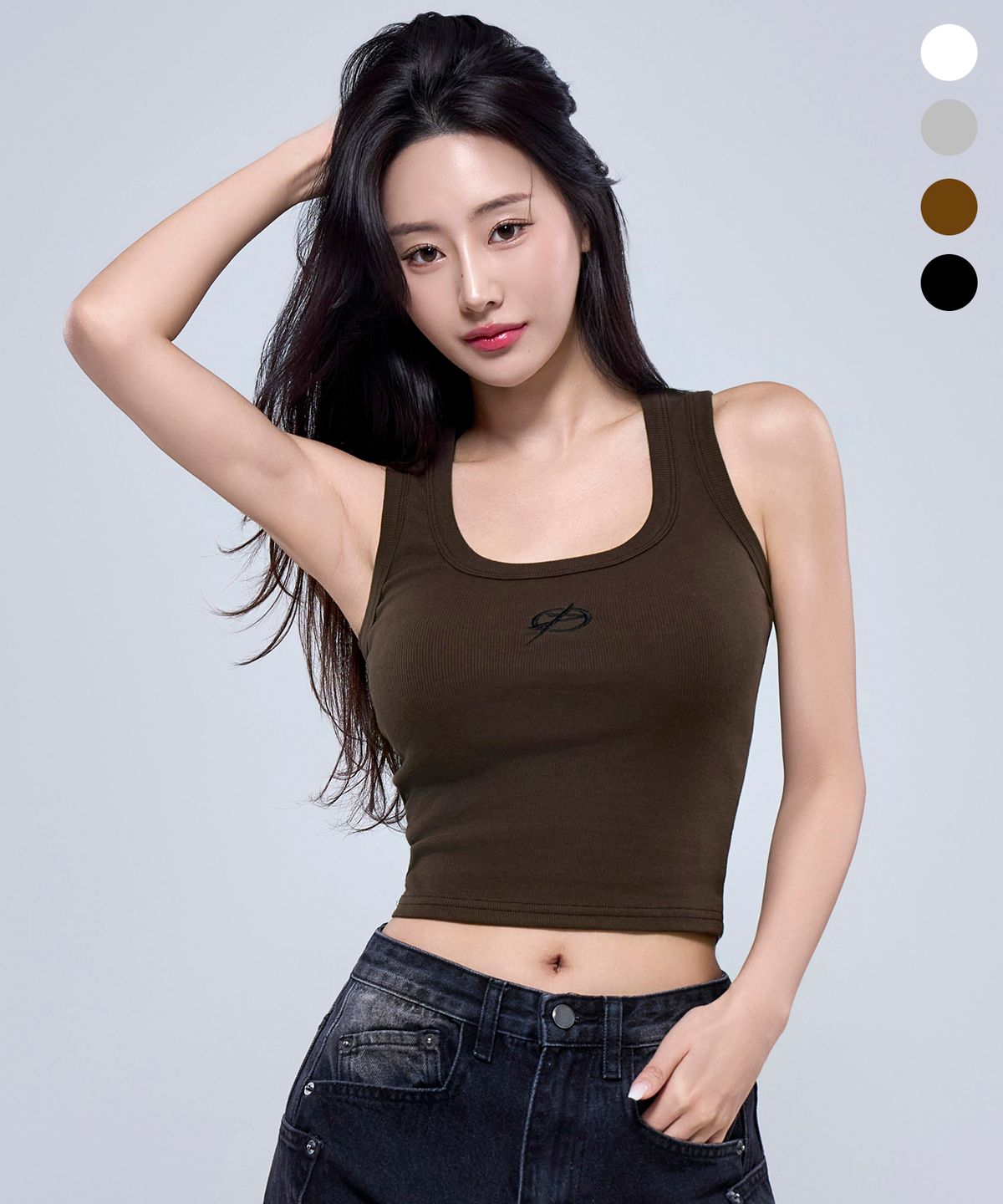 피지컬가먼츠(PHYSICAL GARMENTS) P5053 우먼 심볼 골지나시 [4COLOR]