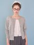 Some wool round cardigan_Gray