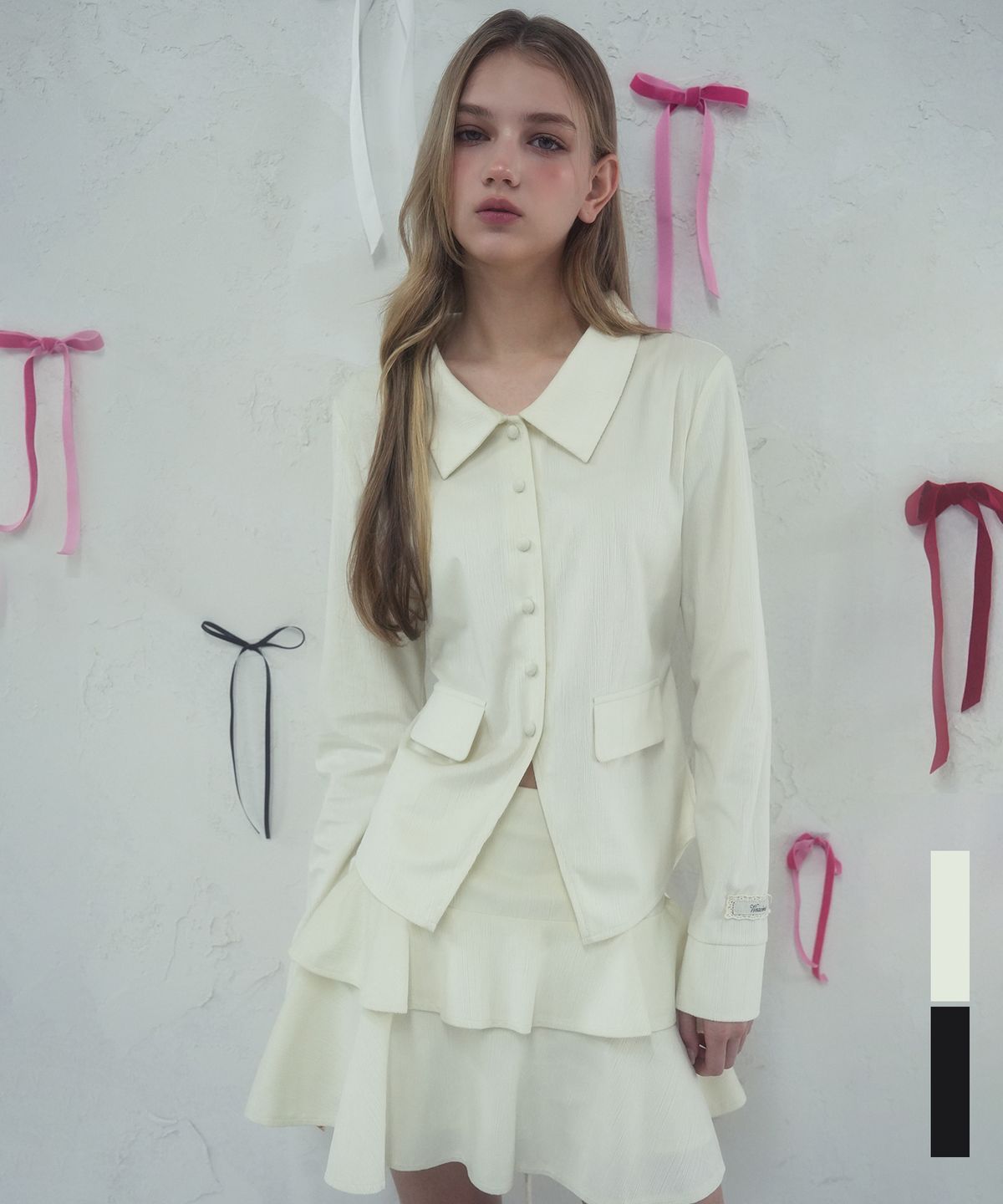 비바셔스(VIVACIOUS) Belle Etage Shirt_2Colors