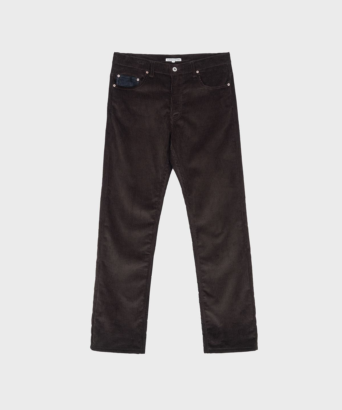 서피스에디션(SURFACE EDITION) PATCHED CORDUROY PANTS BROWN