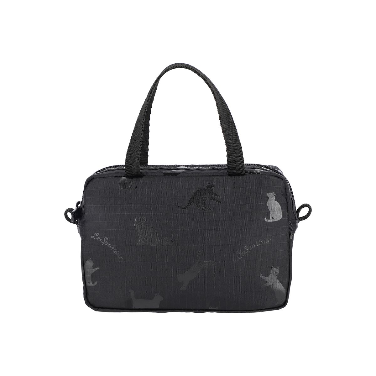 레스포색(LESPORTSAC) 블랙 캣츠 마이크로 토트백 [4298.HD45]