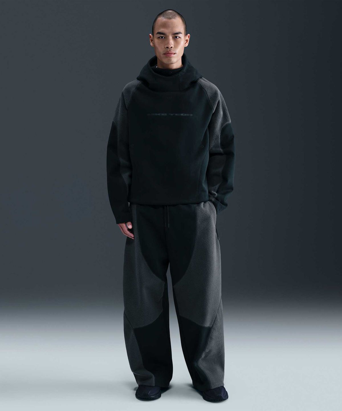 나이키(NIKE) 테크 보레아스 우븐 오픈 헴 팬츠 M - 블랙:앤트러사이트:블랙 / IB3366-010