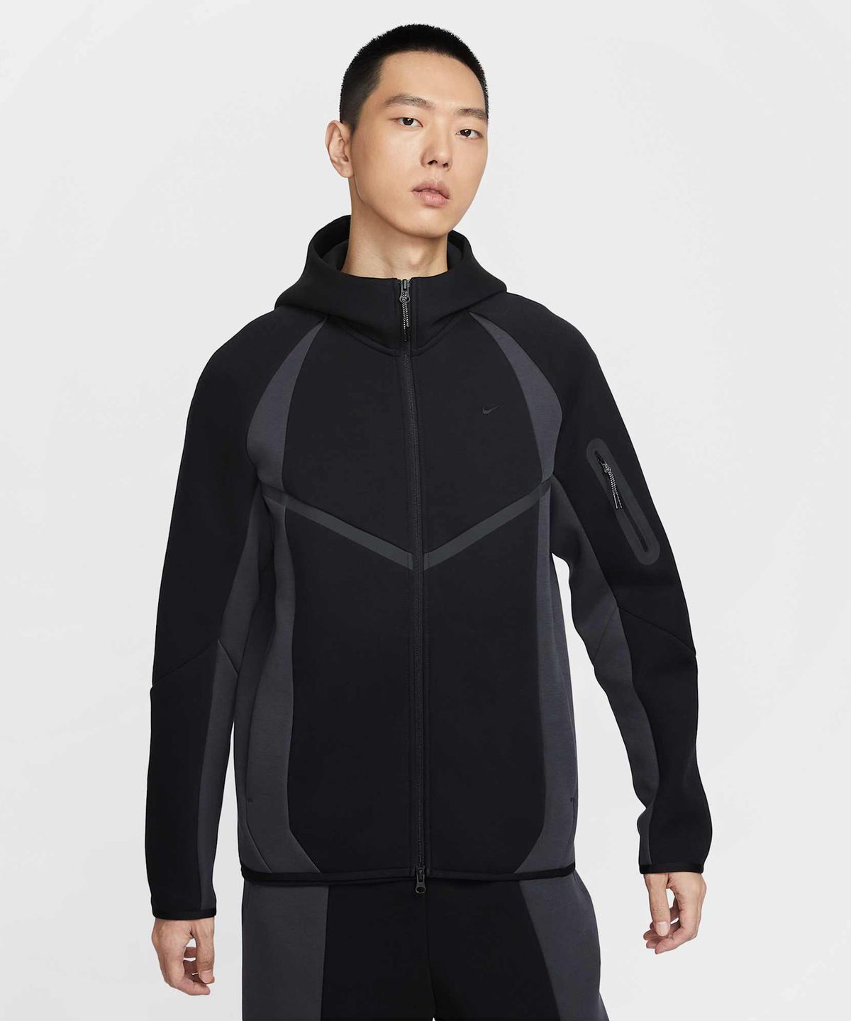 나이키(NIKE) 테크 풀집 플리스 윈드러너 재킷 M - 블랙:앤트러사이트 / IF1326-010