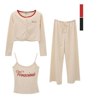 Darling Night Pajama Set_2Colors
