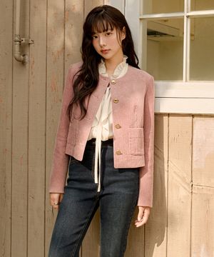 금장버튼 코듀로이 숏자켓 OW5AJ8500