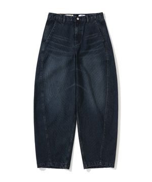BAGGINS RIBBED DEEP INDIGO DENIM #1