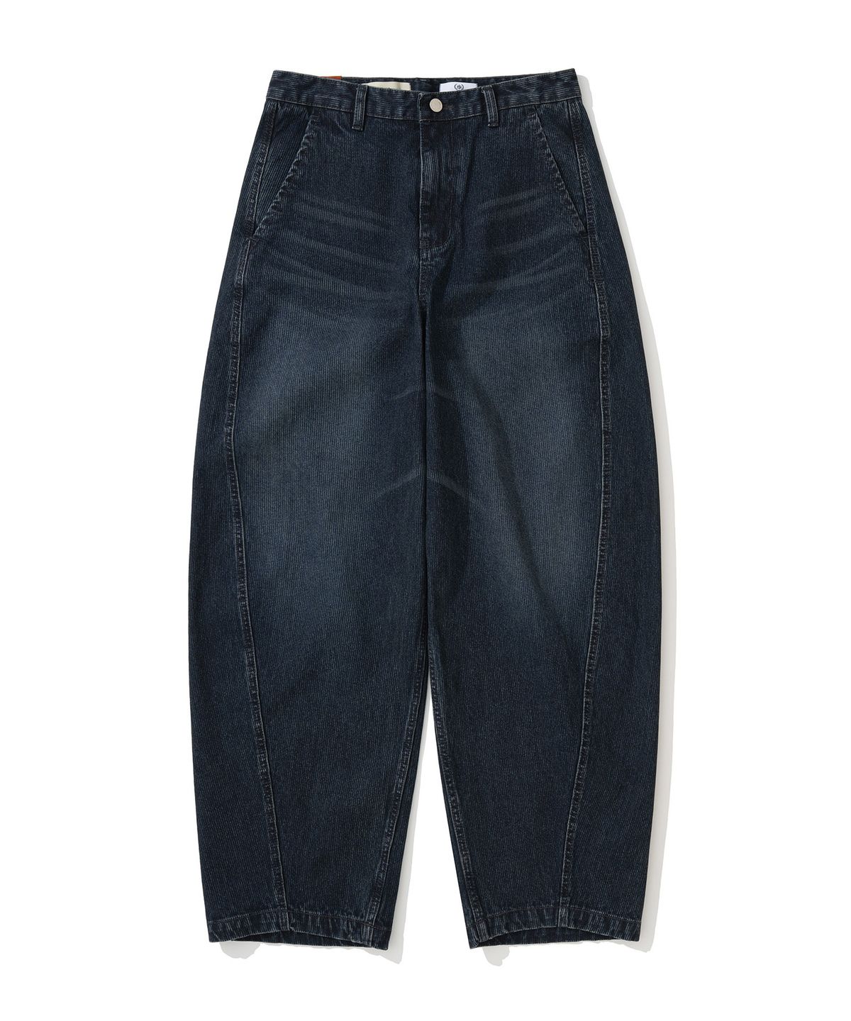 시도(SIIIIDO) BAGGINS RIBBED DEEP INDIGO DENIM #1