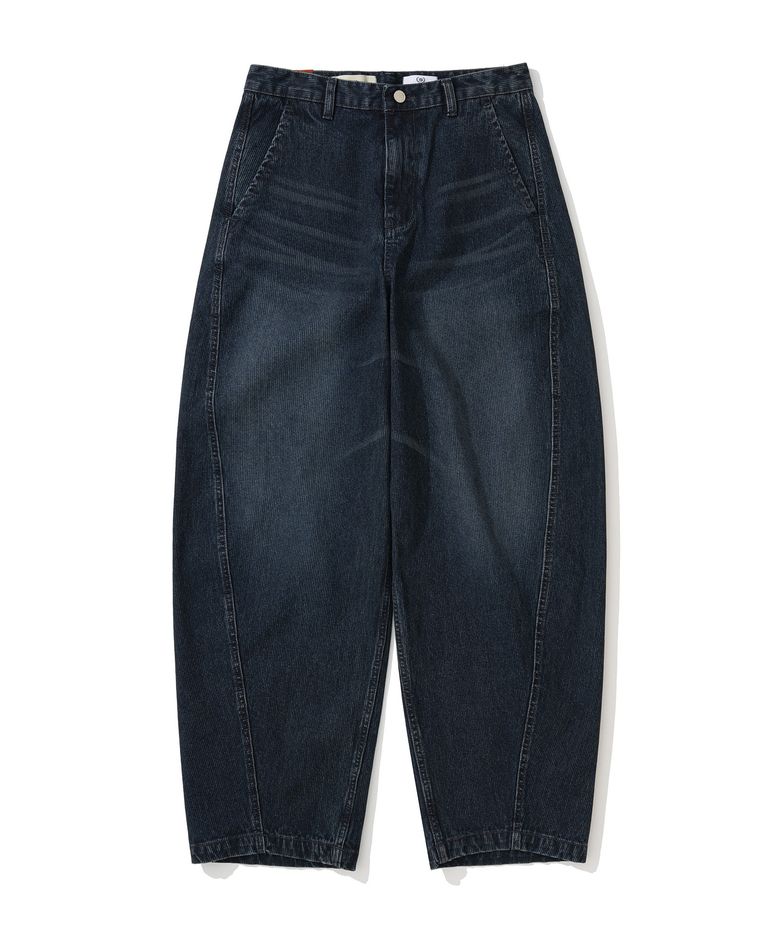 BAGGINS RIBBED DEEP INDIGO DENIM #1