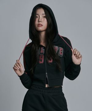 우먼스 아치로고 후디 집업