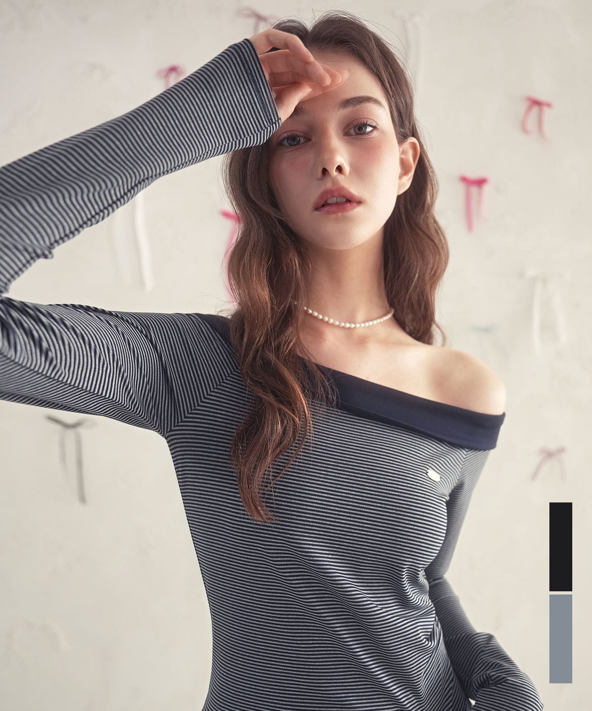 비바셔스(VIVACIOUS) His Stripe Tee_2Colors