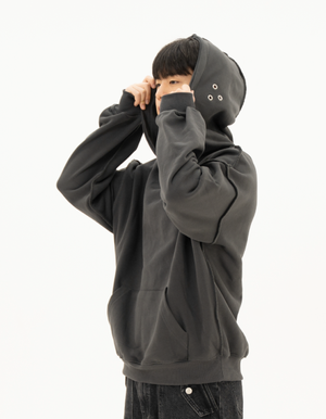 Vintage Reverse Hoodie Dark Gray