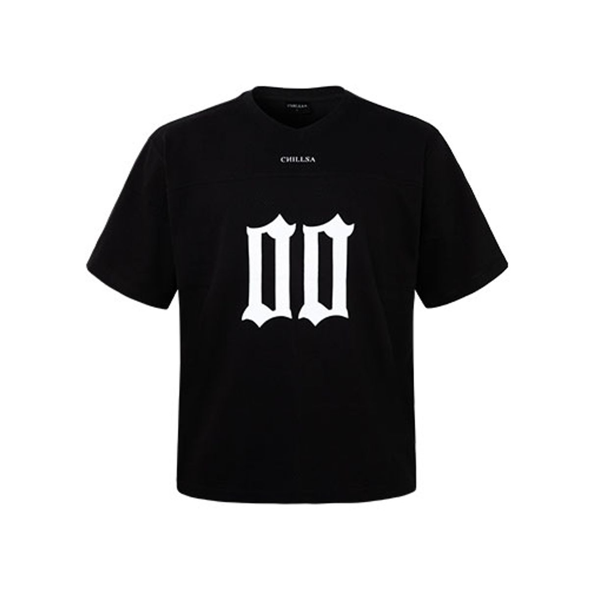 칠사(CHILLSA) Infinity Over Fit Short Sleeve_Black