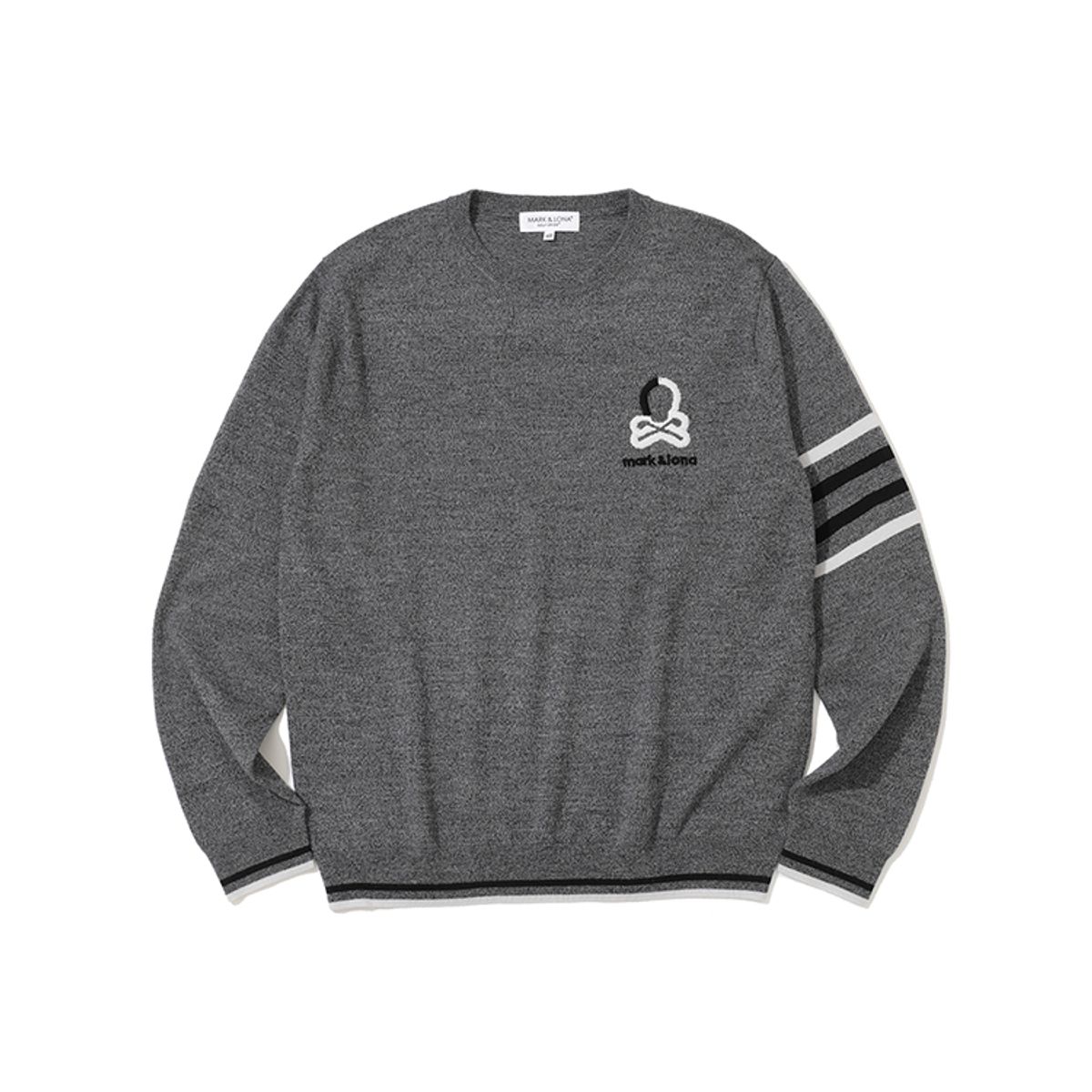 마크앤로나(MARK&LONA) M GN BLANK SKULL POINT CREW KNIT LR3IB01M