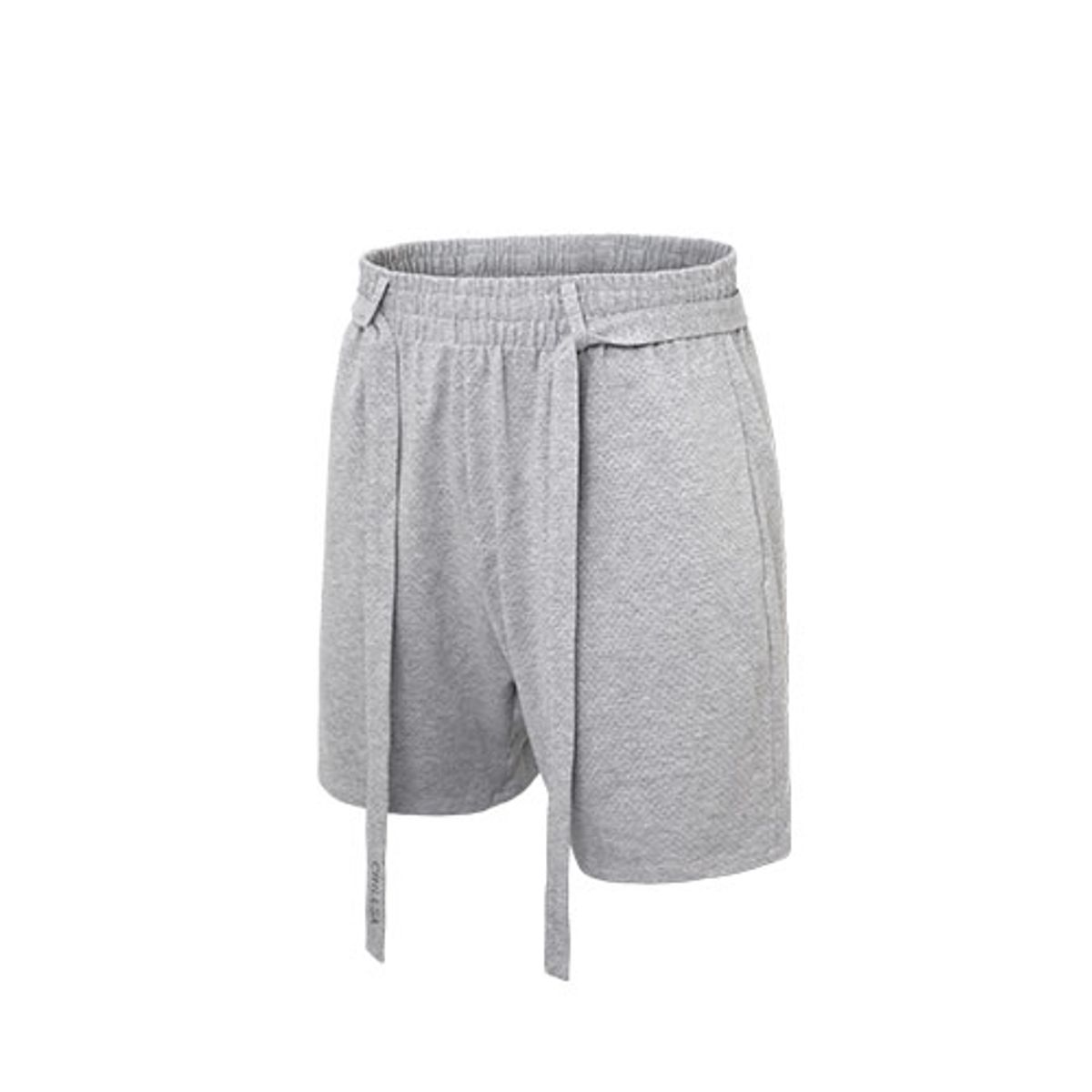칠사(CHILLSA) Infinity Belted Shorts_Melange Gray