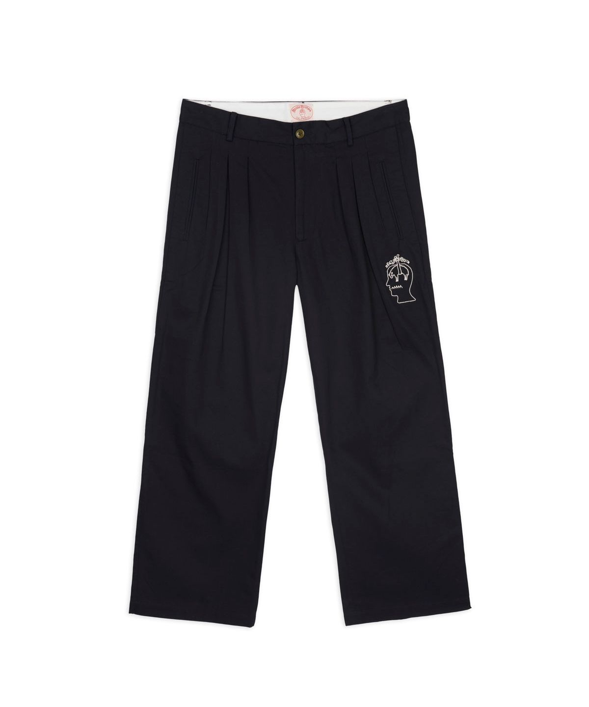 브룩스 브라더스(BROOKS BROTHERS) [BBxBD] 캘리포니아 플리츠 치노 트라우저 (블랙) (BBPCMMF511)