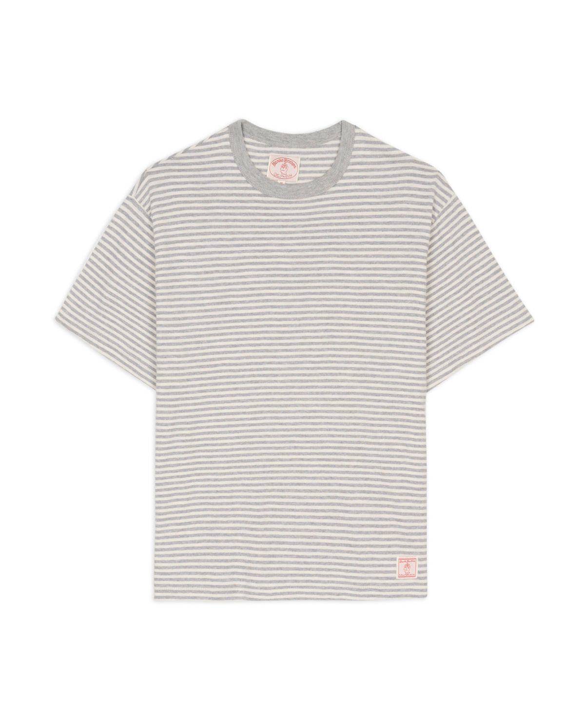 브룩스 브라더스(BROOKS BROTHERS) [BBxBD] 캘리포니아 스트라이프 반팔 티셔츠 (베이지) (BBNPMMF512)