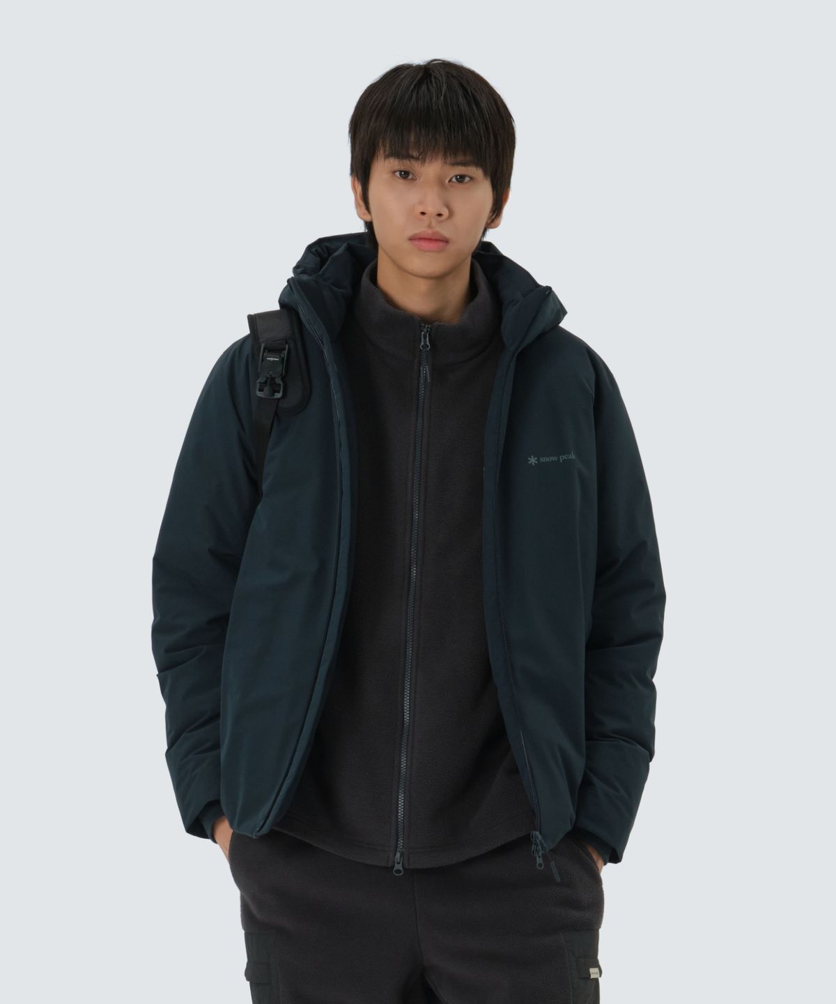 스노우피크 어패럴(SNOWPEAK APPAREL) 2L 티타닉 경량 후드 다운 자켓 (S25WMTDJ32) Dark Turquoise