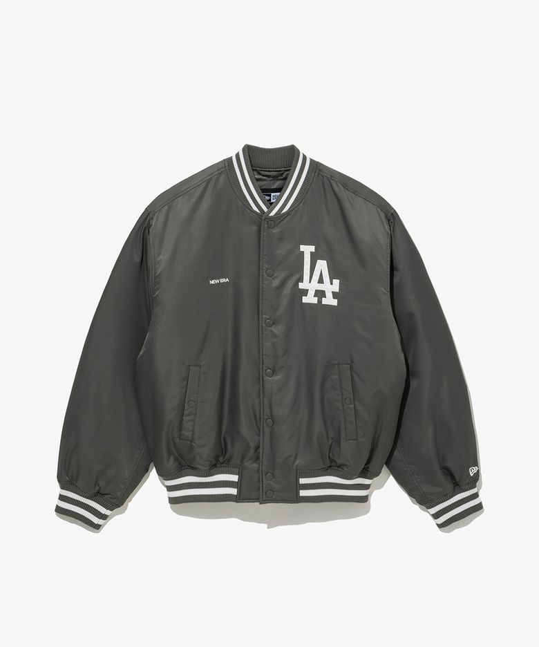 MLB LA 다저스 나일론 스타디움 재킷 그레이
