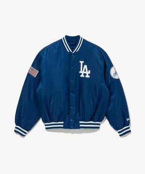 MLB LA 다저스 어센틱 스타디움 재킷 블루