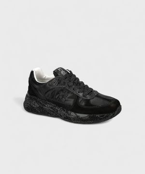 [25FW][MASE-D] 블랙 글리터 여성 메이즈-D 스니커즈