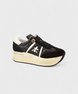 [25FW][BETH] 블랙 여성 베스 스니커즈