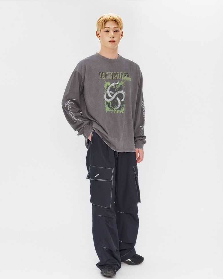 스네이크 긴팔 티셔츠