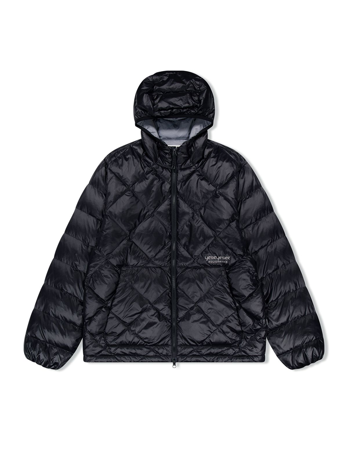 예스아이씨(YESEYESEE) Wafer Goose Down Jacket Black